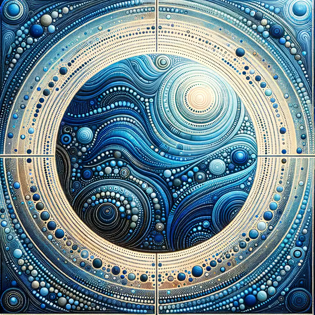 Eternal Echoes: Ocean's Embrace in the Circle of Healing