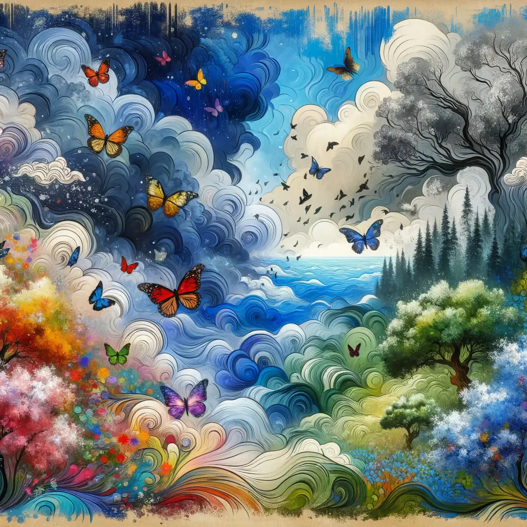 Ephemeral Whispers: Tranquility Rises from the Storm