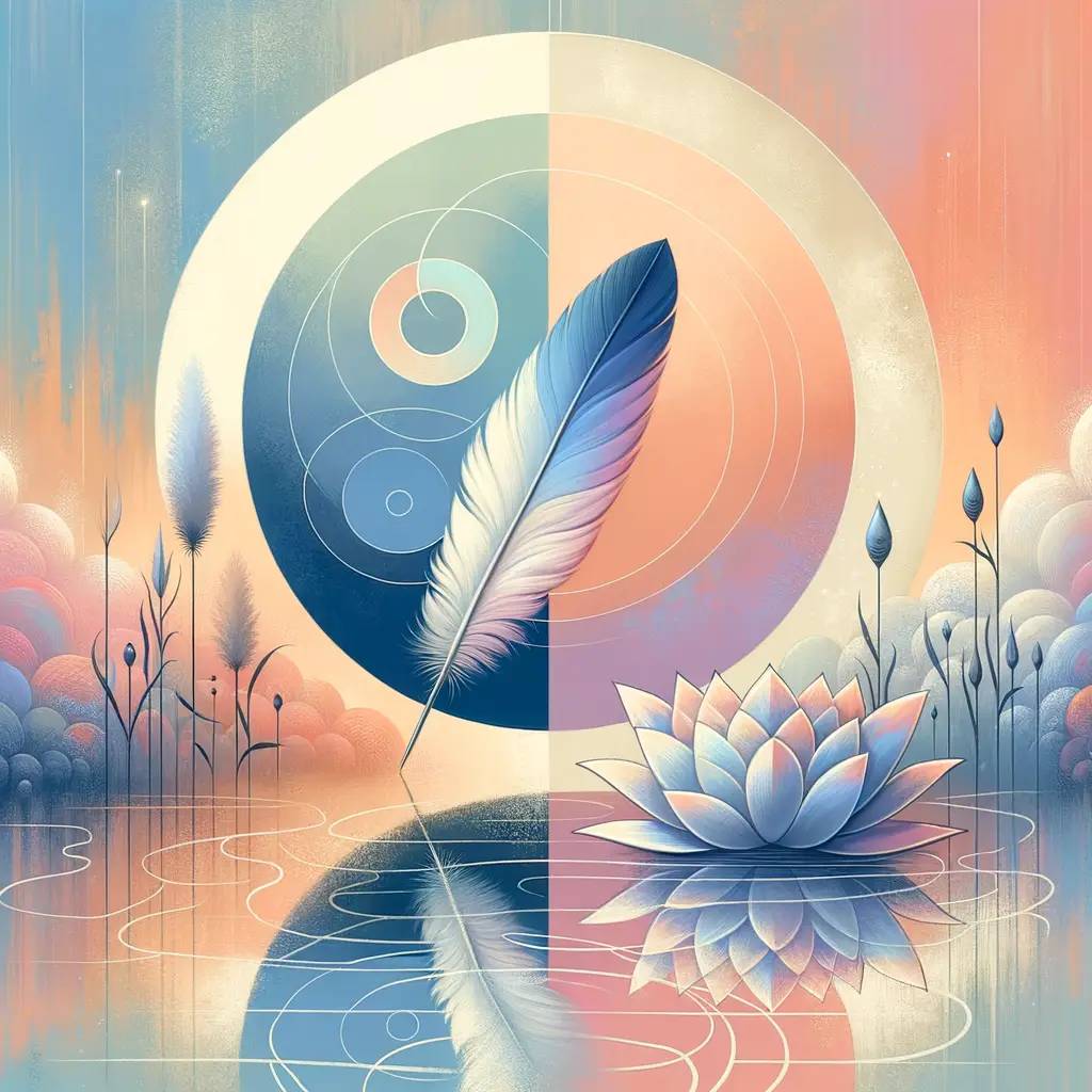 Whispers of Tranquil Resilience: A Gentle Gesture in Harmony