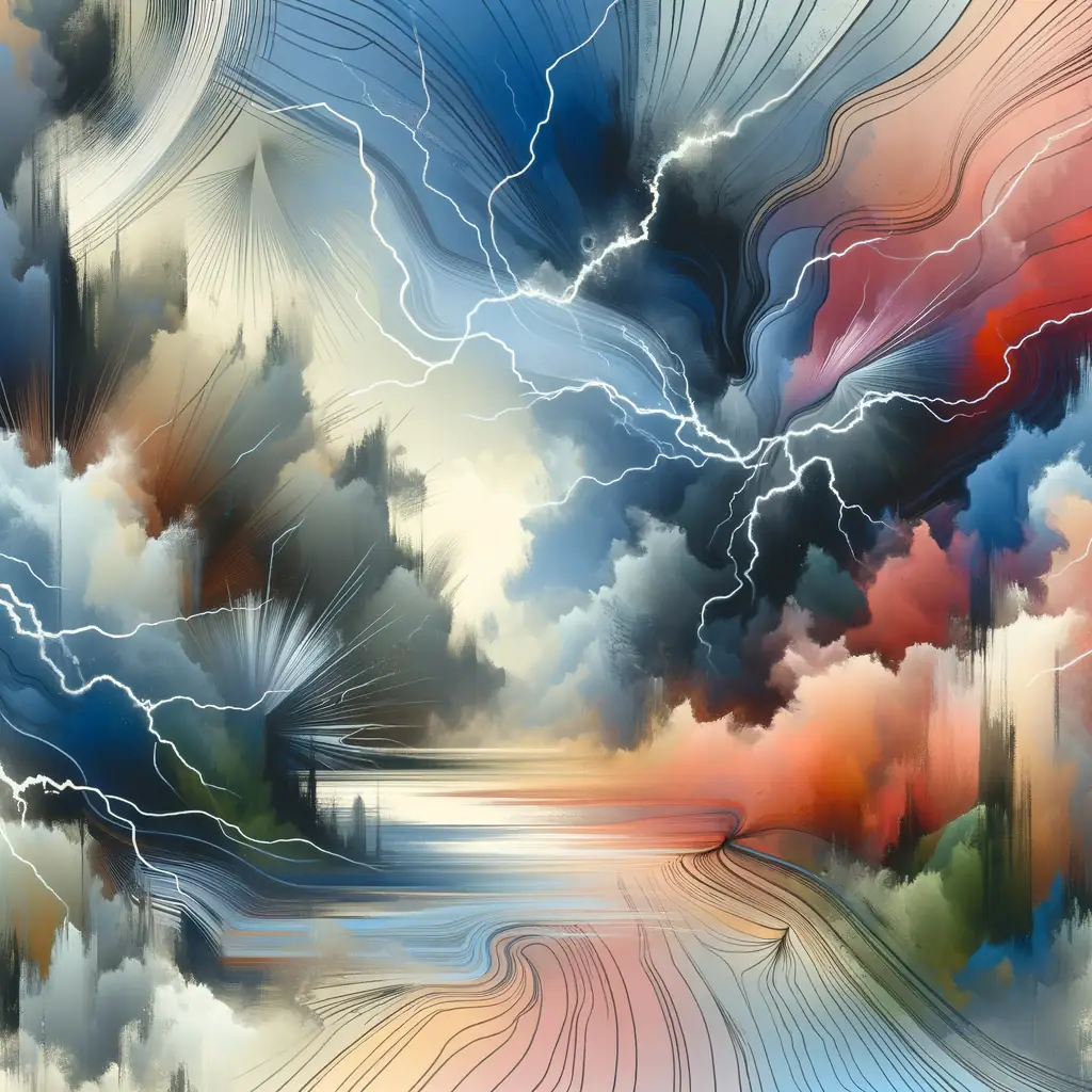 Whispers in the Storm: A Web of Lightning Emotions