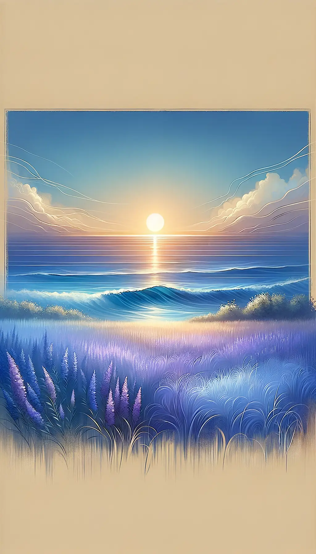 Lavender Whispers of Evening Oasis