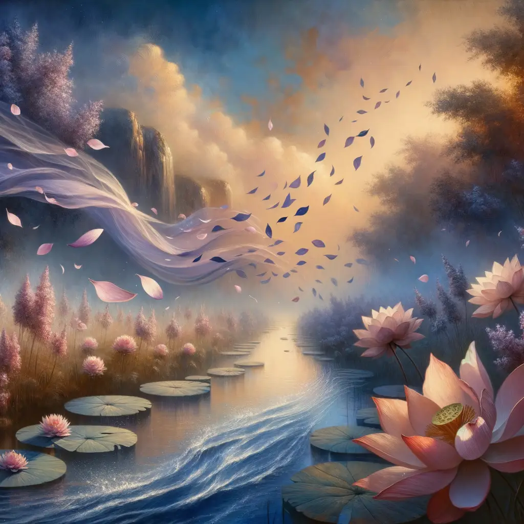 Serenade of Blossoms: Echoes of Healing Waters