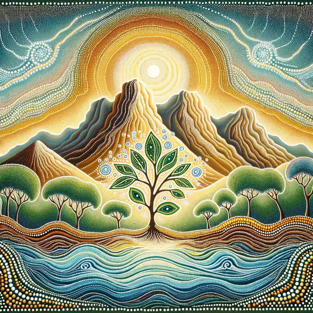 Echoes of Renewal: A Mountain's Tranquil Embrace