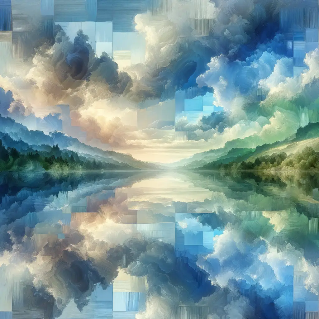 Ripples of Reflection: Serenity in the Mirror of Self