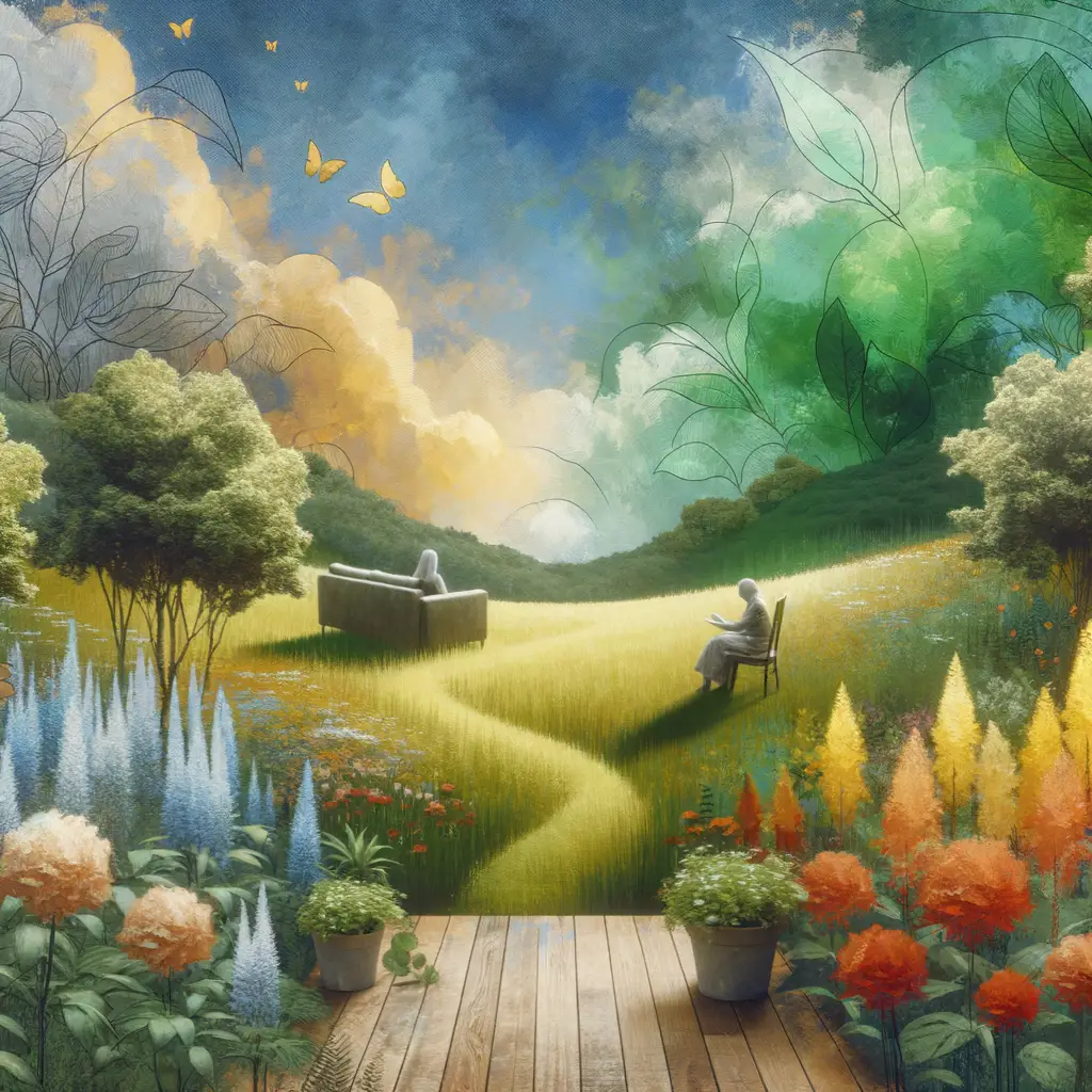 Title: Verdant Embrace: A Healing Symphony in Nature