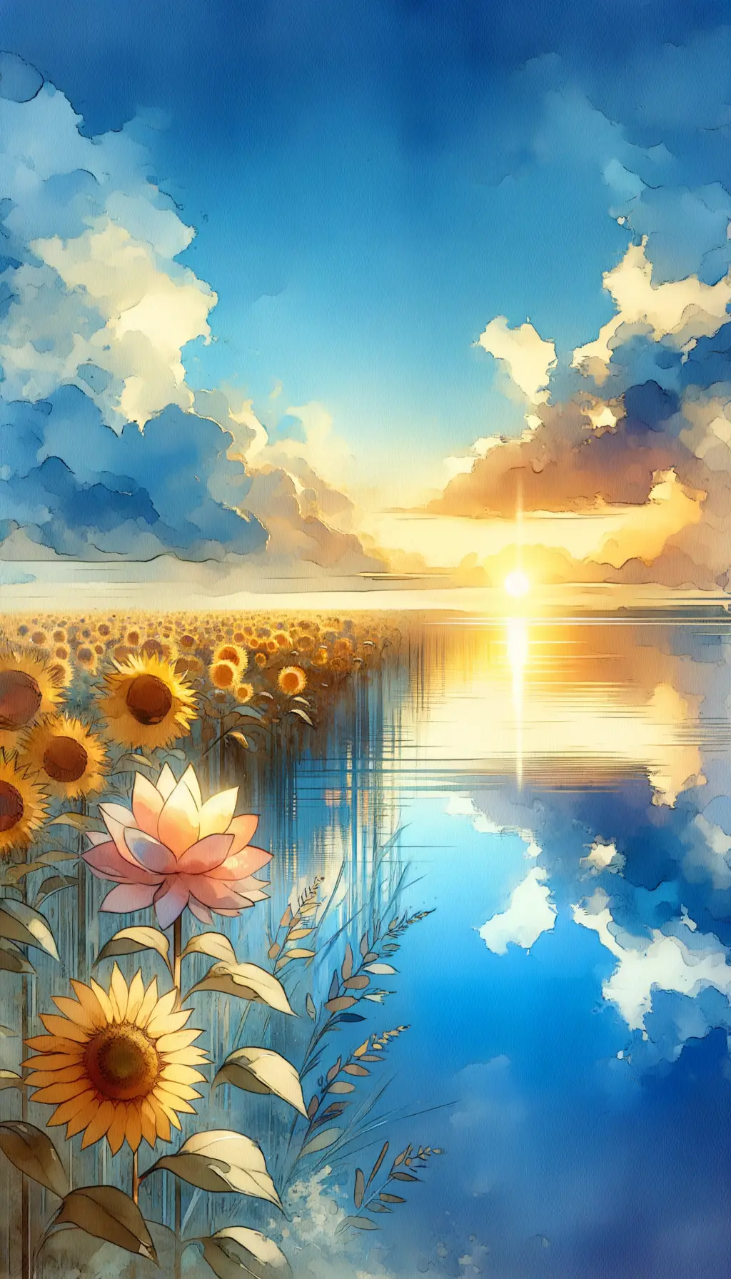 Whispers of Renewal: Blossoming Serenity