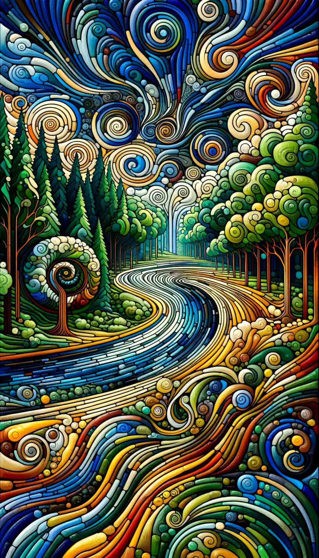 Whispers of the Verdant Mind: Spirals of Growth and Emotion