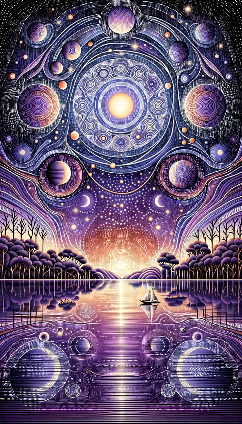 Whispers of Renewal: Celestial Serenity in Therapeutic Reflection