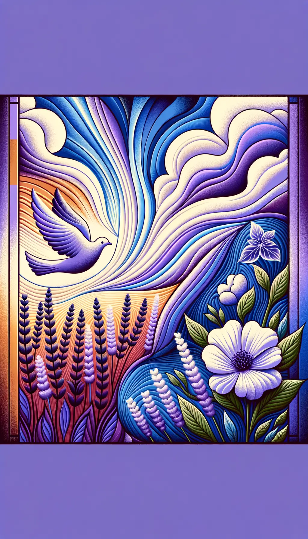 Songs of Healing: Whispers in Lavender Fields