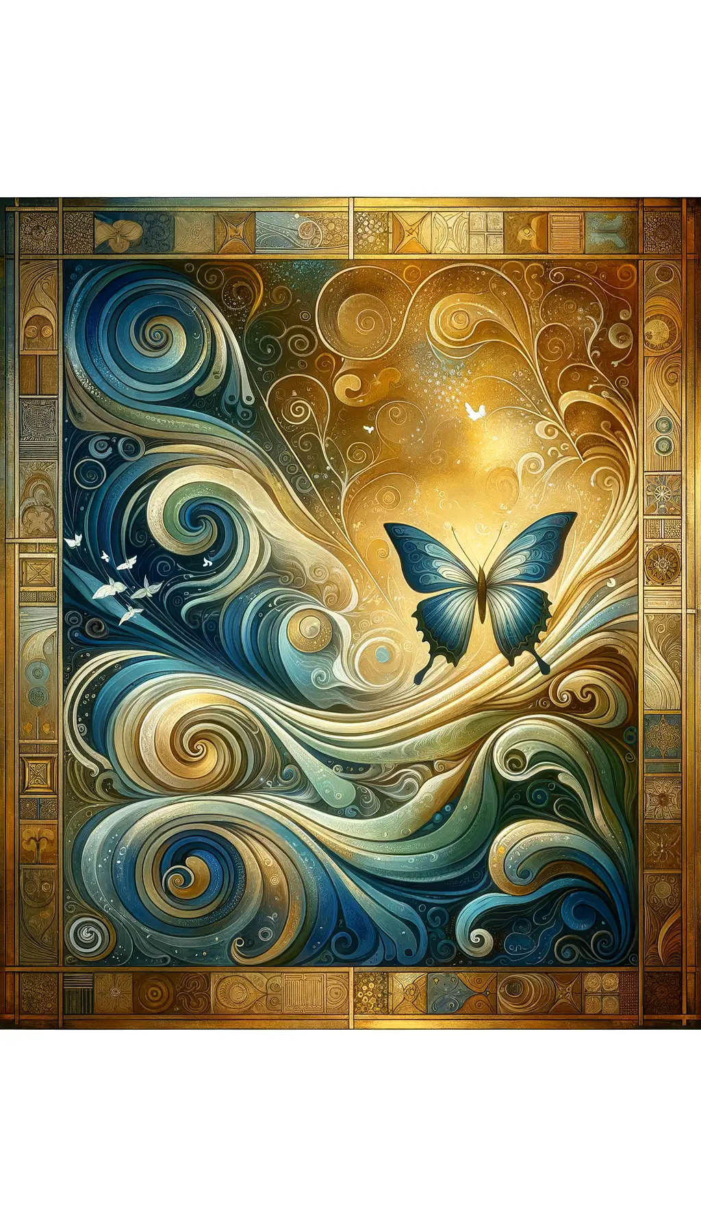 Whispers of Transformation: Elysian Soaring through Golden Ages