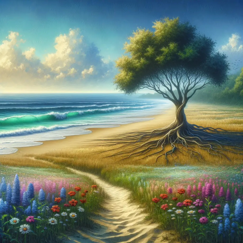 Eternal Echoes: The Oak's Resilient Embrace