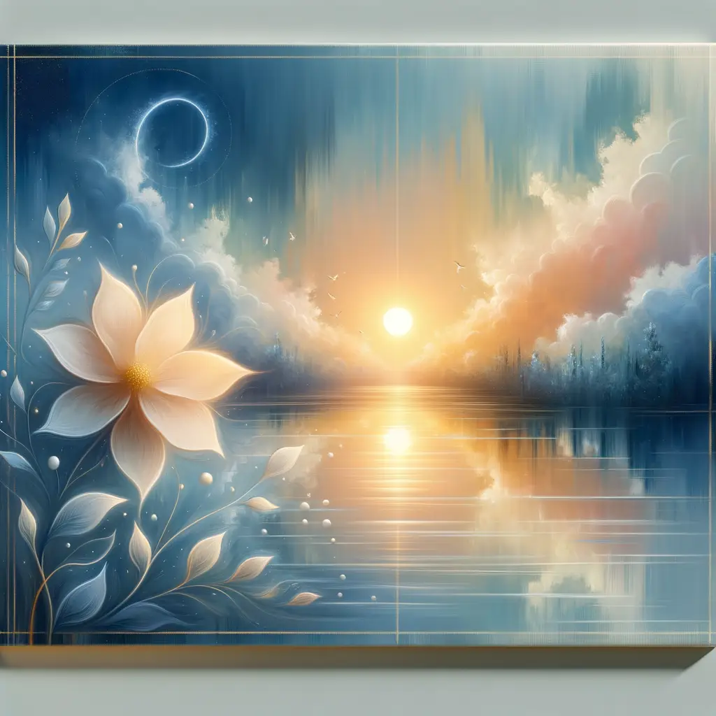 Soul Blossoms at Dusk: A Therapy Session in Tranquil Hues