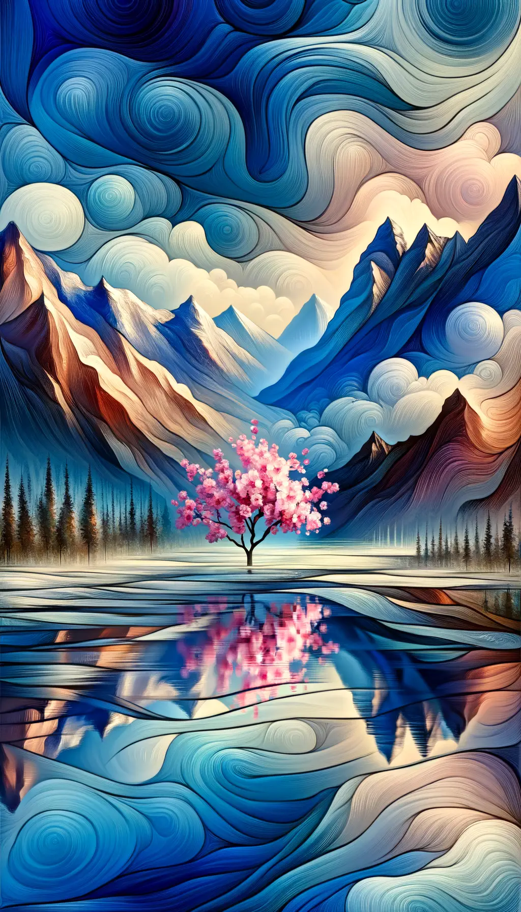 Echoes of Resilience: Blossoming Tranquility in Turbulent Seas
