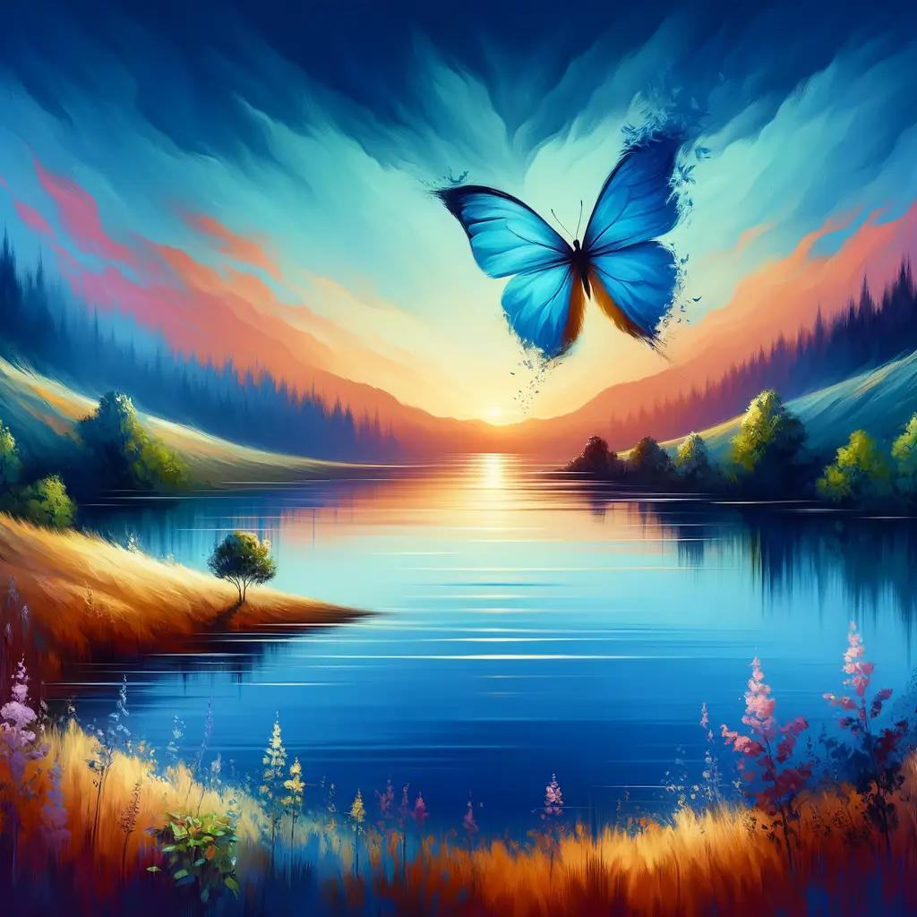 Metamorphosis of Radiant Resilience: A Therapeutic Sunset Symphony