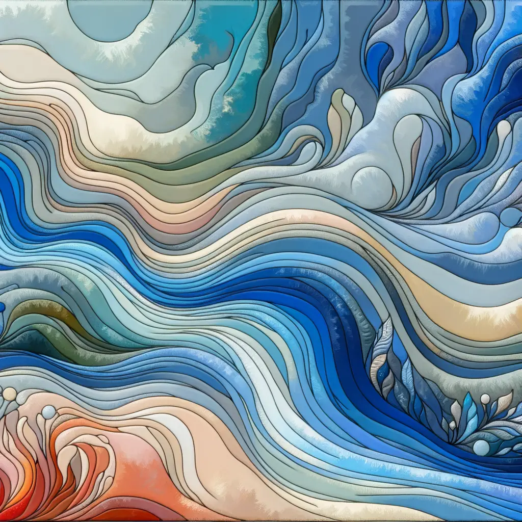 Whispers of Tranquil Growth: A River of Emotions