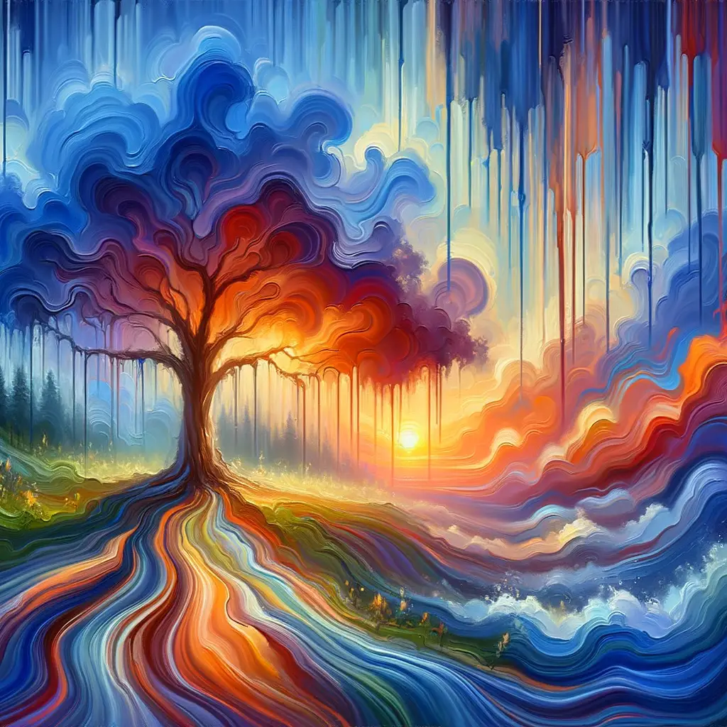 Soul's Symphony: Whispers of Growth and Sunset Serenity