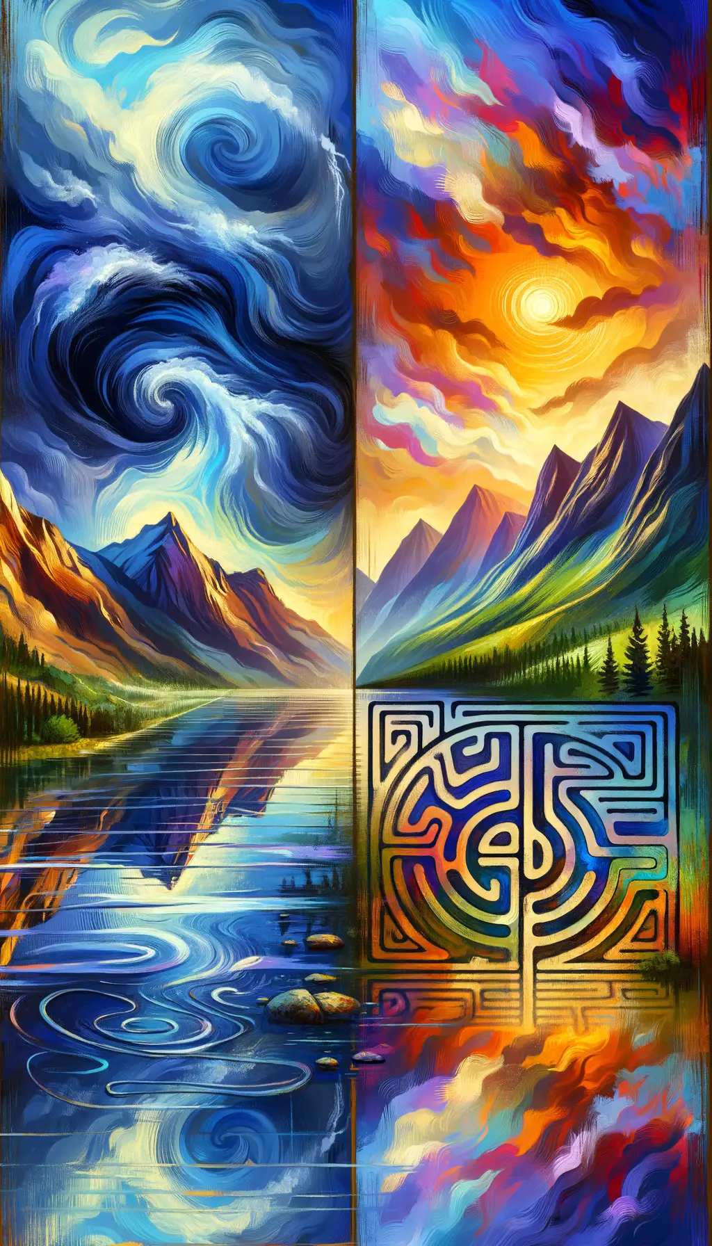 Whispers of the Inner Labyrinth: Embracing the Storm and Serenity