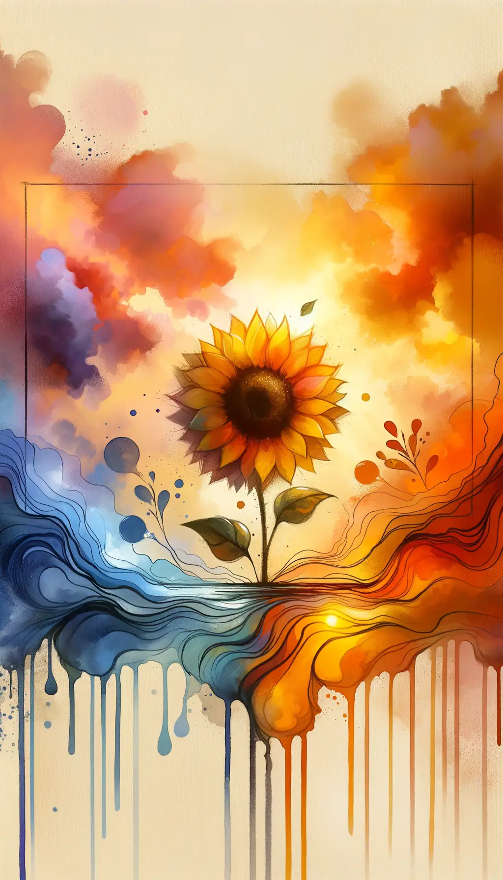 Resilience Blooms in Sunset's Reflections