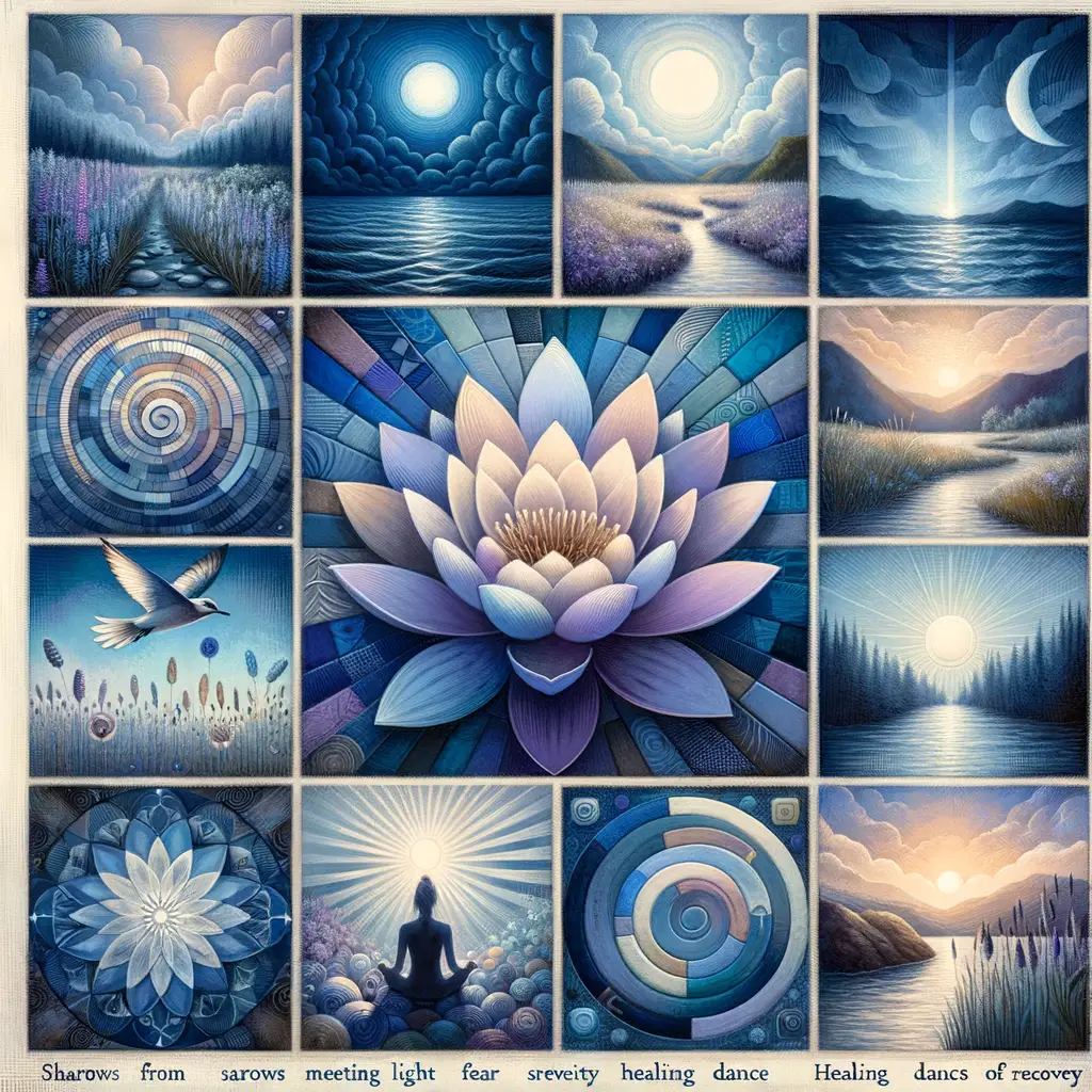 Whispers of the Lotus: Embracing Shadows, Dancing Towards Light