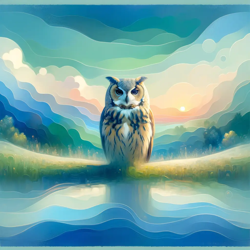 Whispers of Wisdom: Serenity in Nature's Mirror