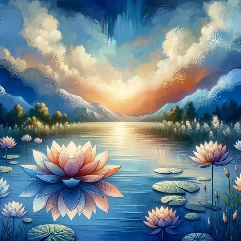 Ethereal Blossom: Harmonies of Growth and Grace