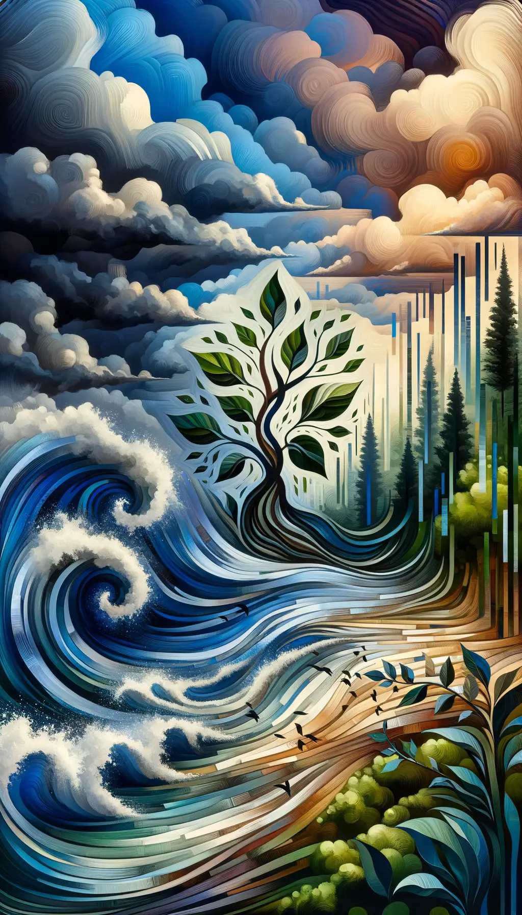 Echoes of Growth: A Dance Between Turbulence and Tranquility