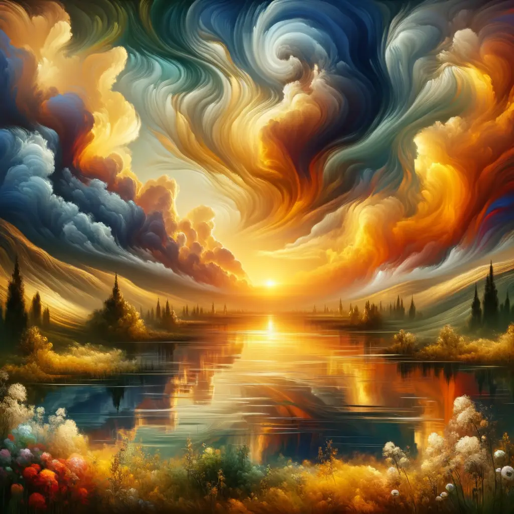 Whispers of Renewal: A Serene Journey Through Shadows and Light