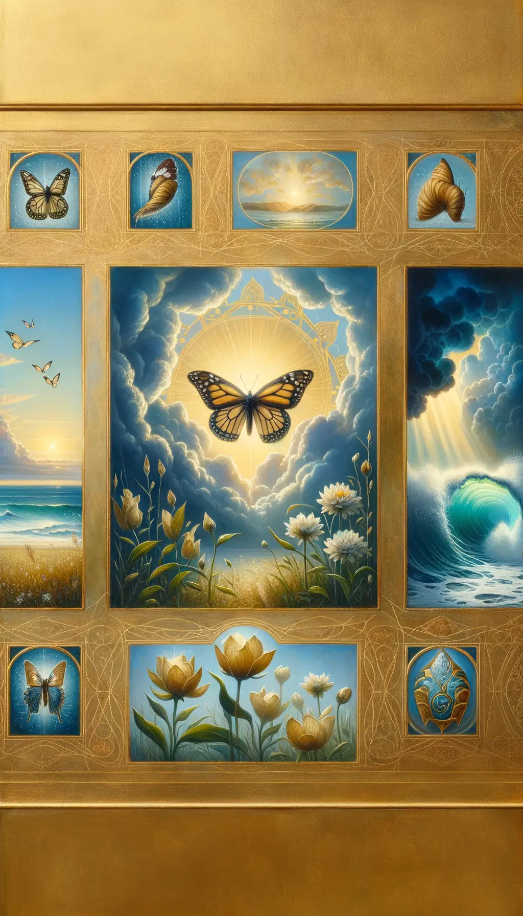 Ethereal Transcendence: Reflections of Growth in the Therapeutic Garden