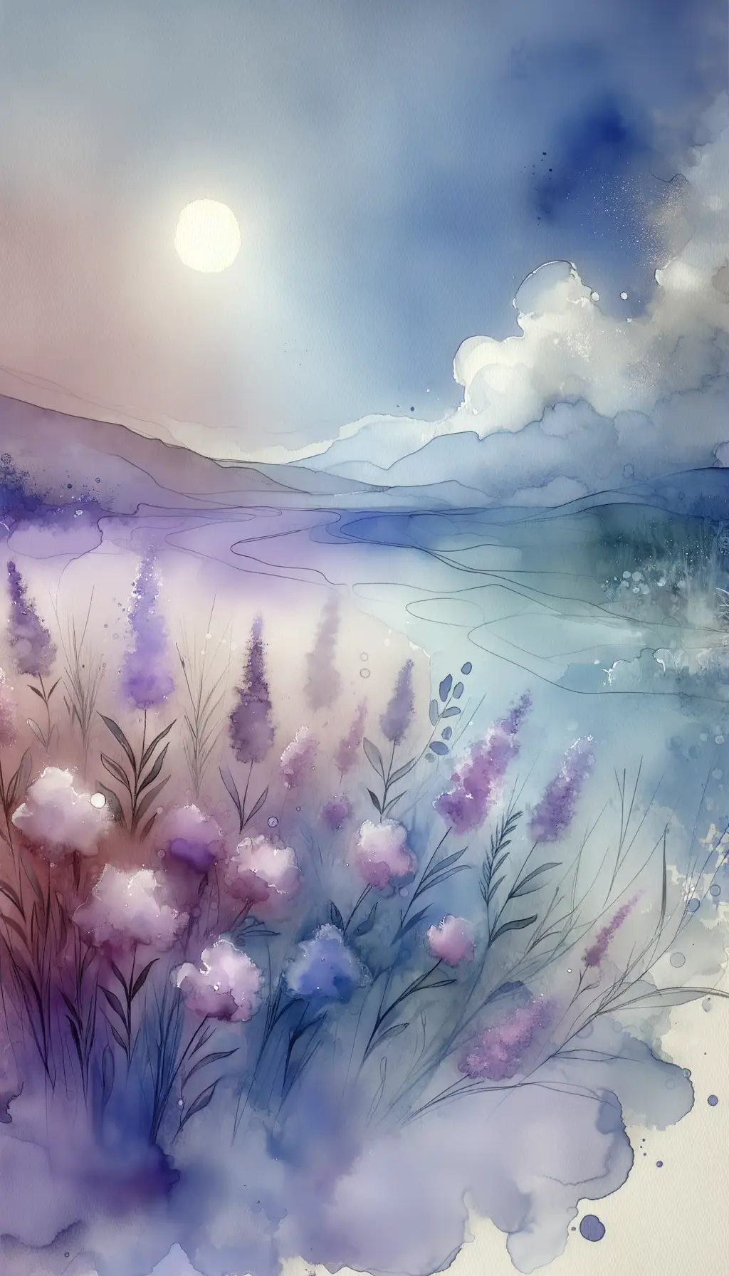Whispers of Lavender: A River's Tale Through Therapy