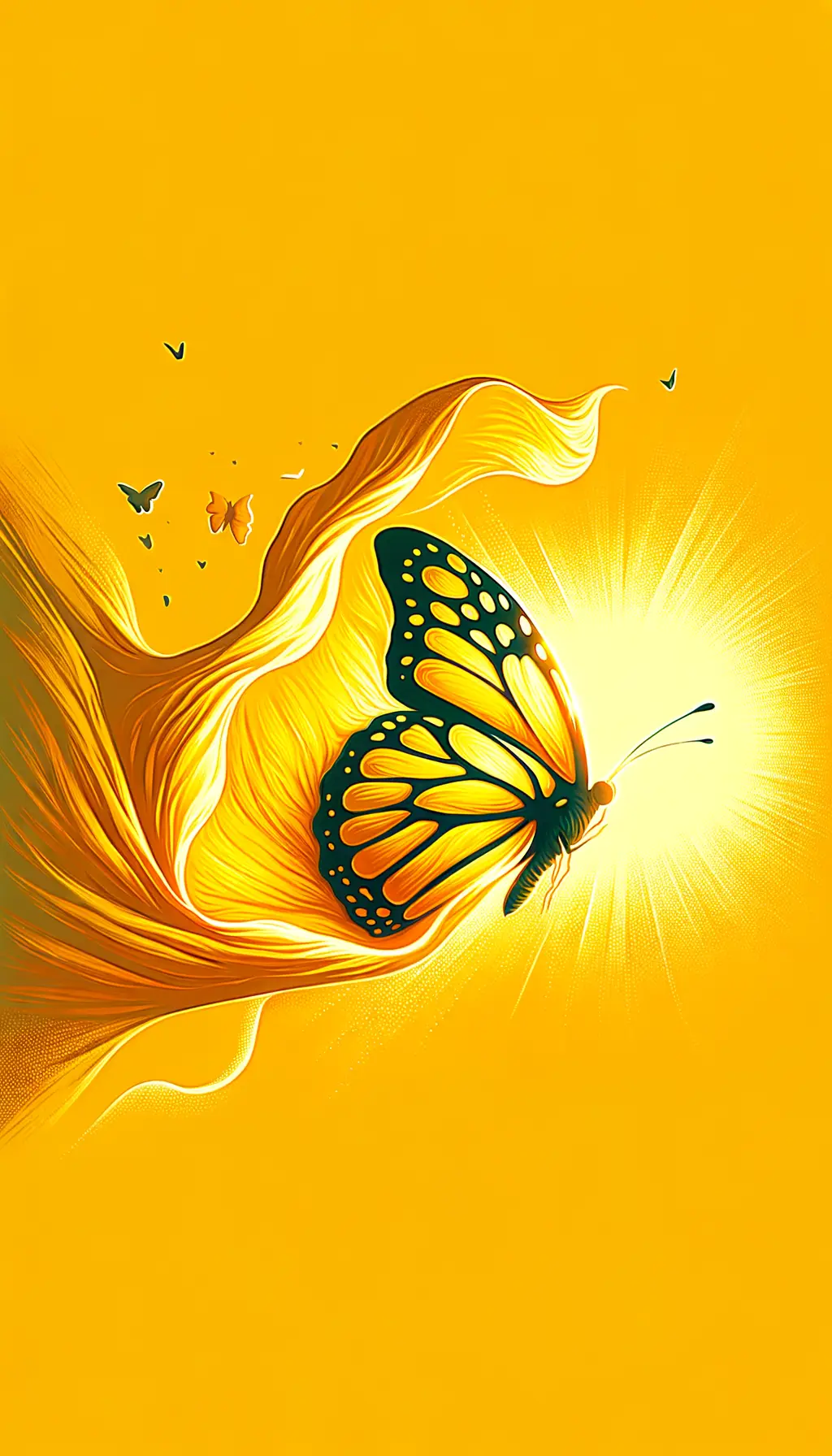Golden Metamorphosis: Radiant Whispers of Emotional Renewal