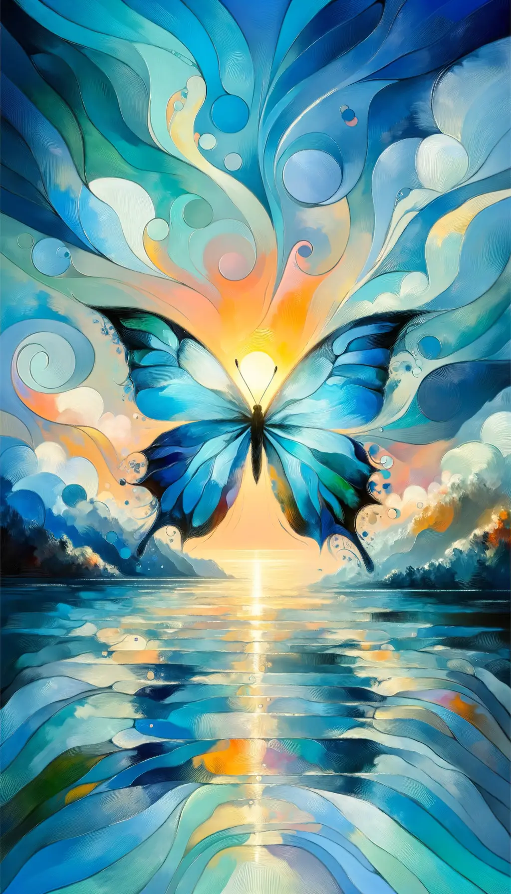 Transformation's Whisper: Sunset Sonata of the Healing Journey