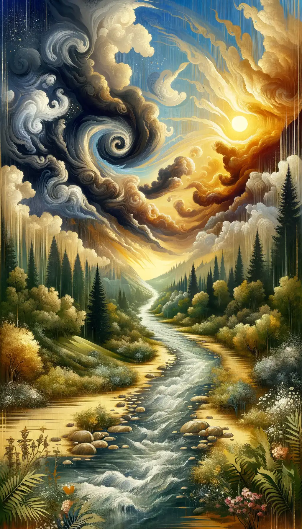Whispers of Renewal: A Journey Through Shadows and Light