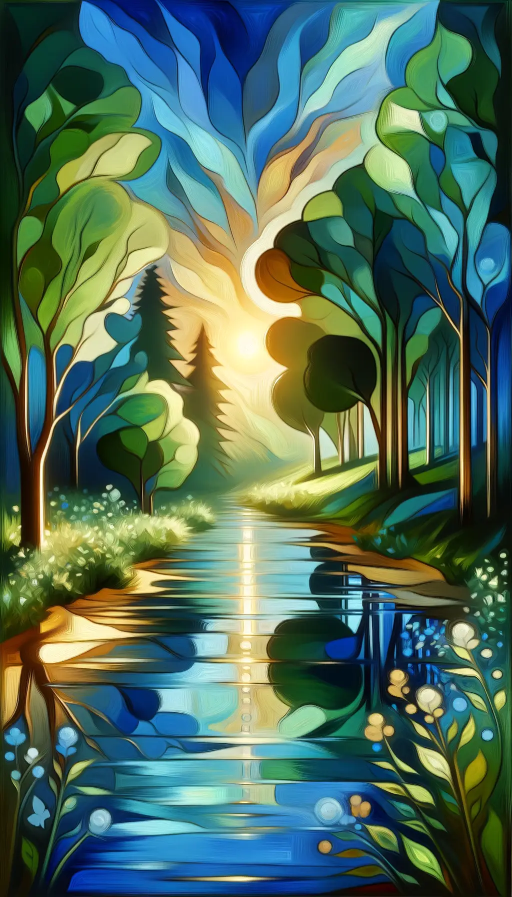 Serene Reverie: Whispered Healing in the Forest Clearing