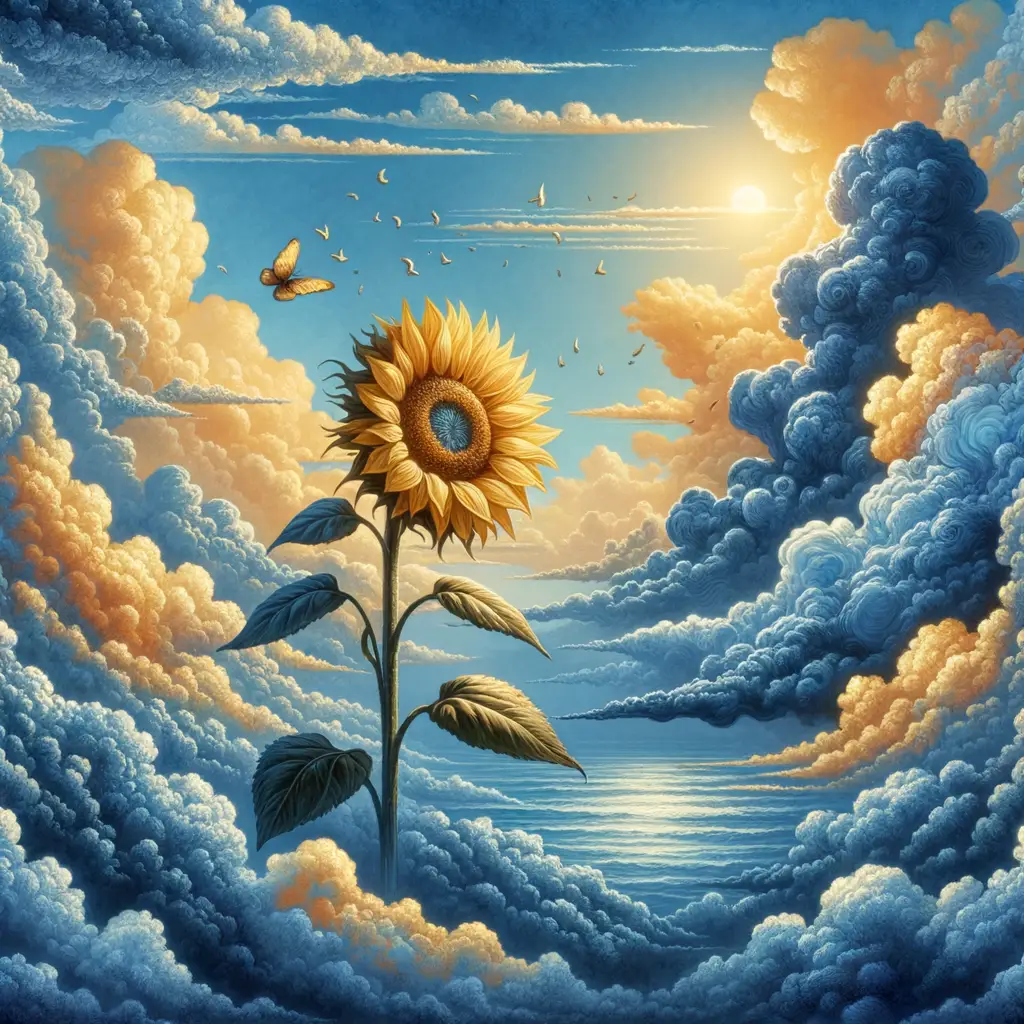 Resilient Blooms: Shadows of Solace