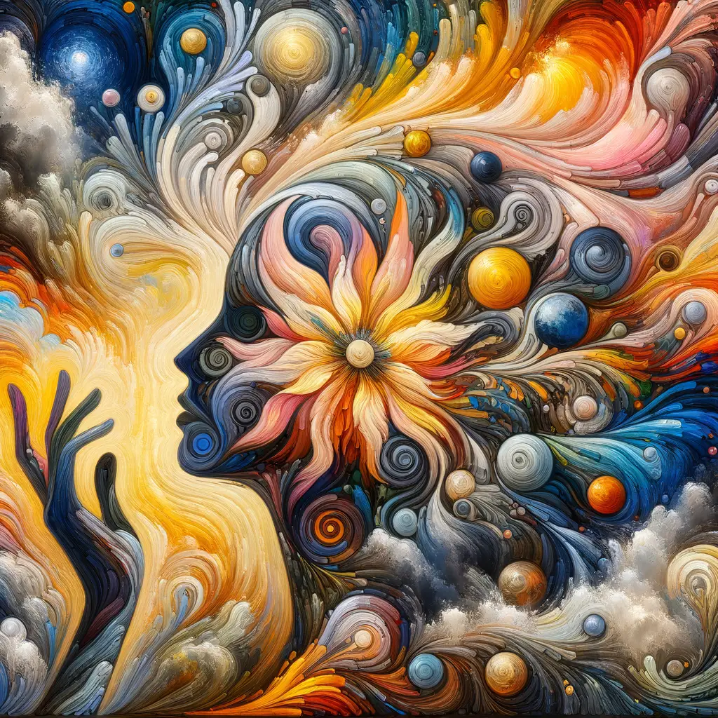 Soul's Petals: A Symphony of Serene Blooms