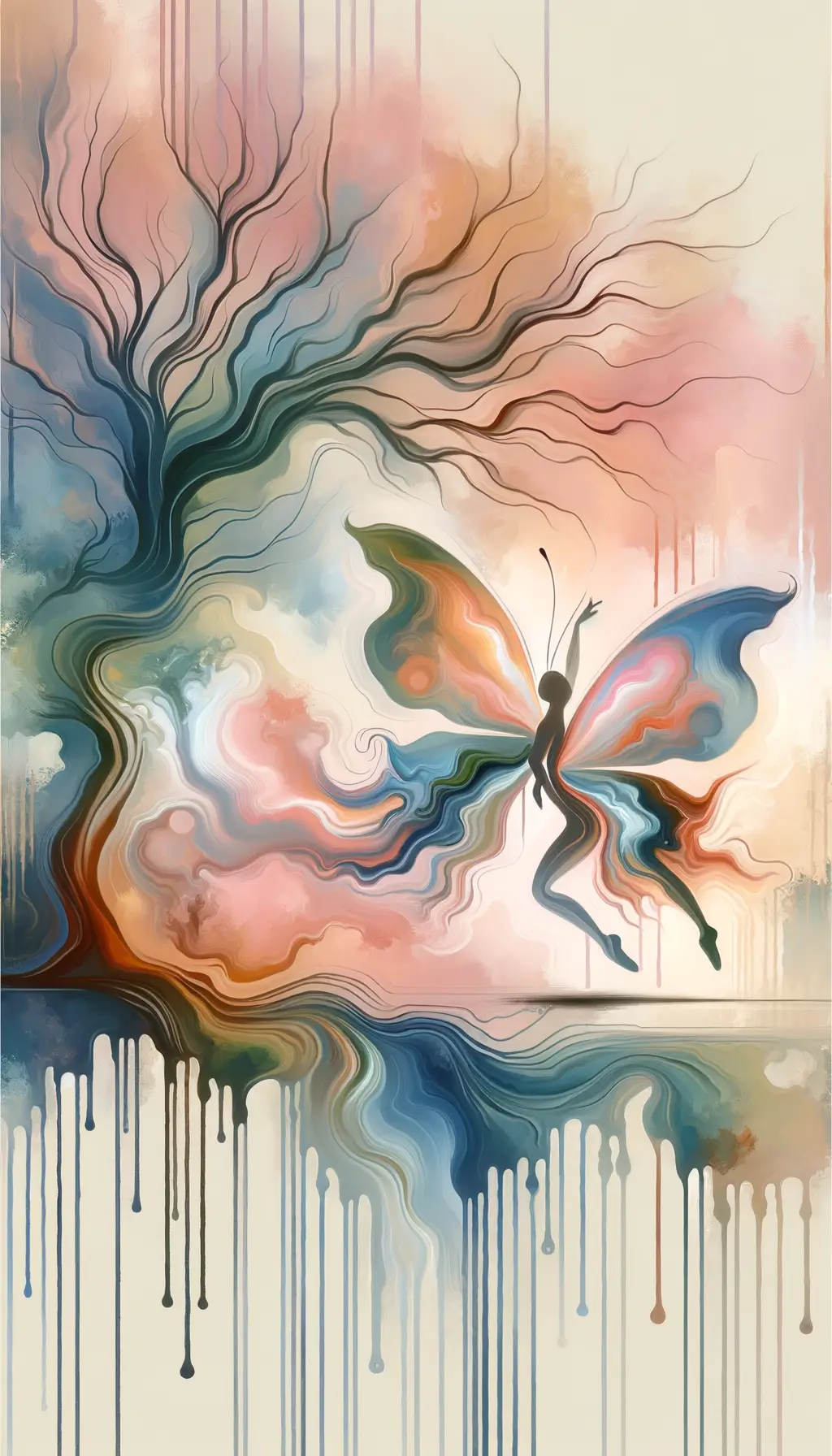 Whispers of Resilience: Arboreal Ballet in Tranquil Chaos