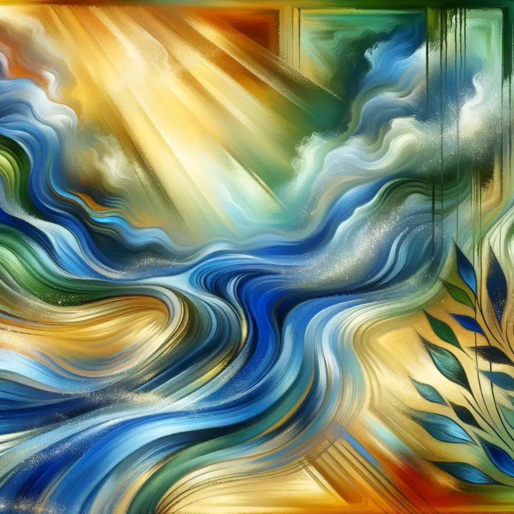 Ripples of Serenity: A River's Embrace"
