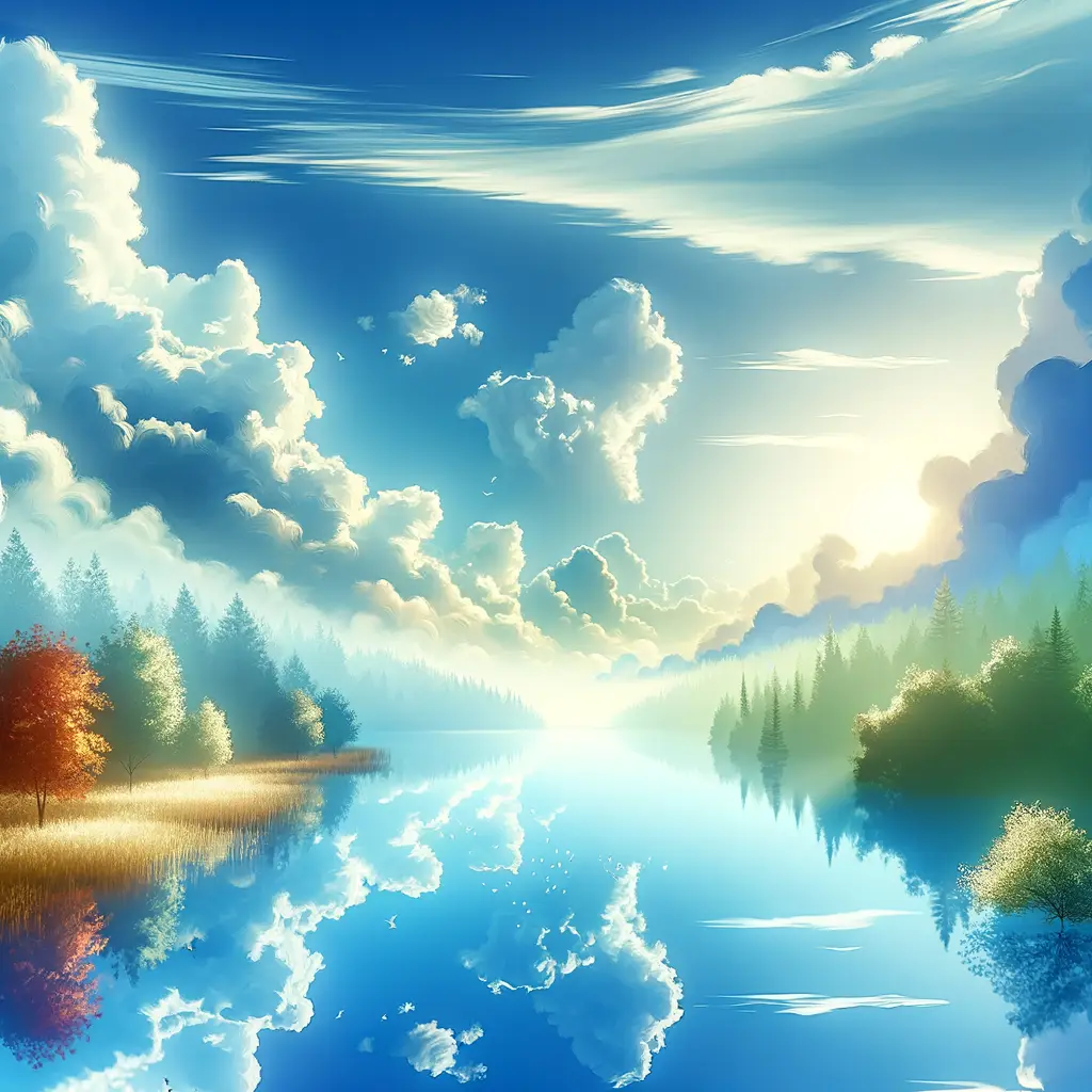 Whispers of Still Waters: Autumn Reflections in Nature