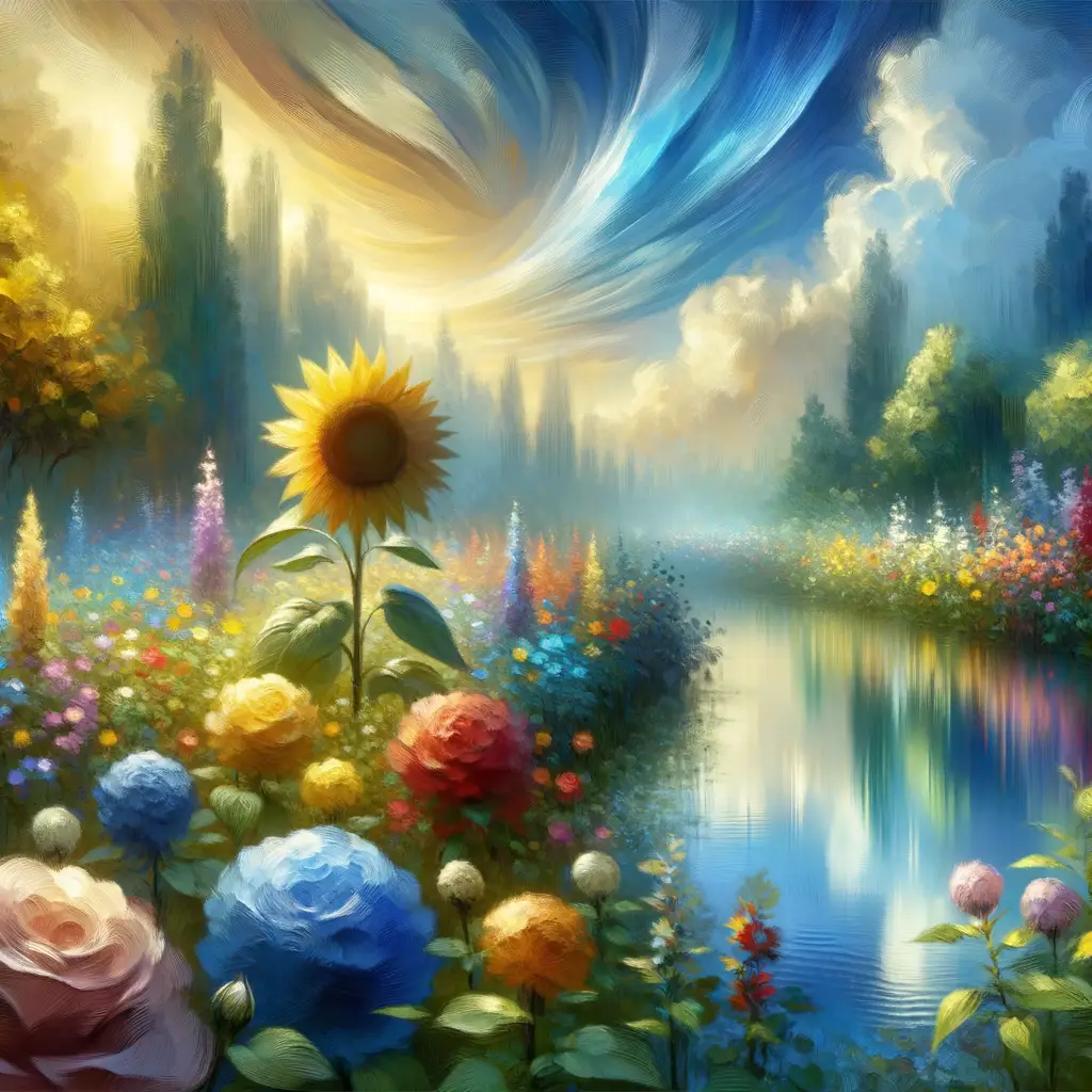 Whispers of Hope: A Garden's Reflection on Personal Growth