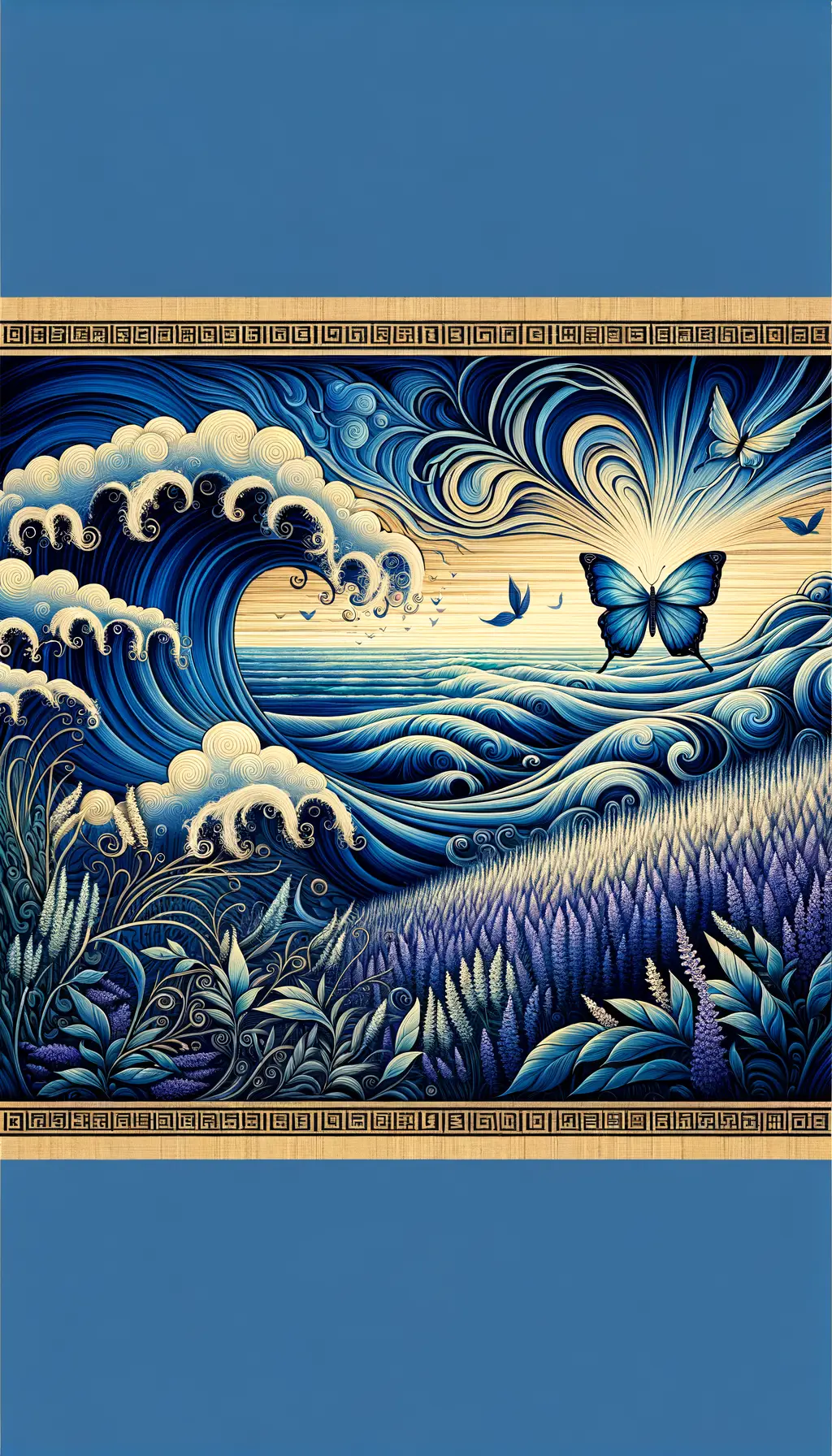 Whispers of Transformation: Ocean's Butterfly Ballet