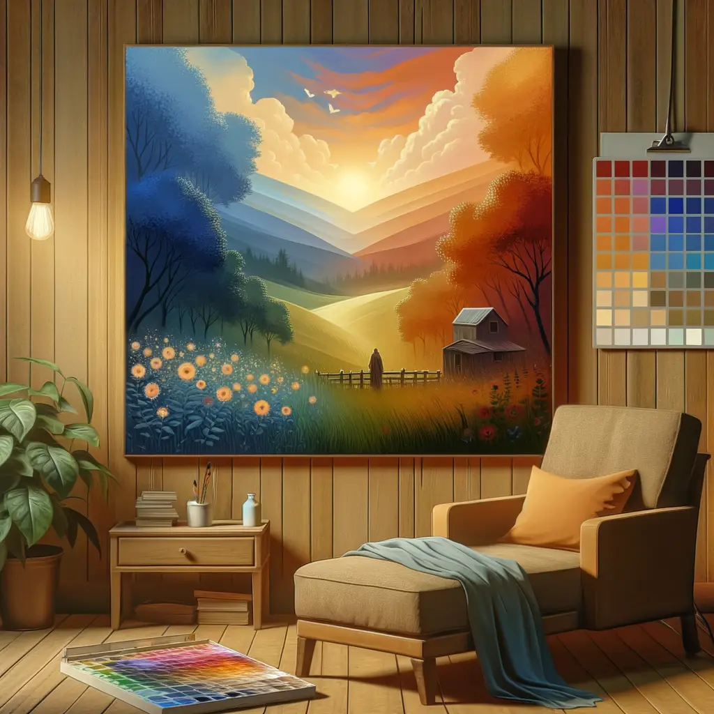 Infinite Echoes of Mood: A Symphony in Chromatic Hues