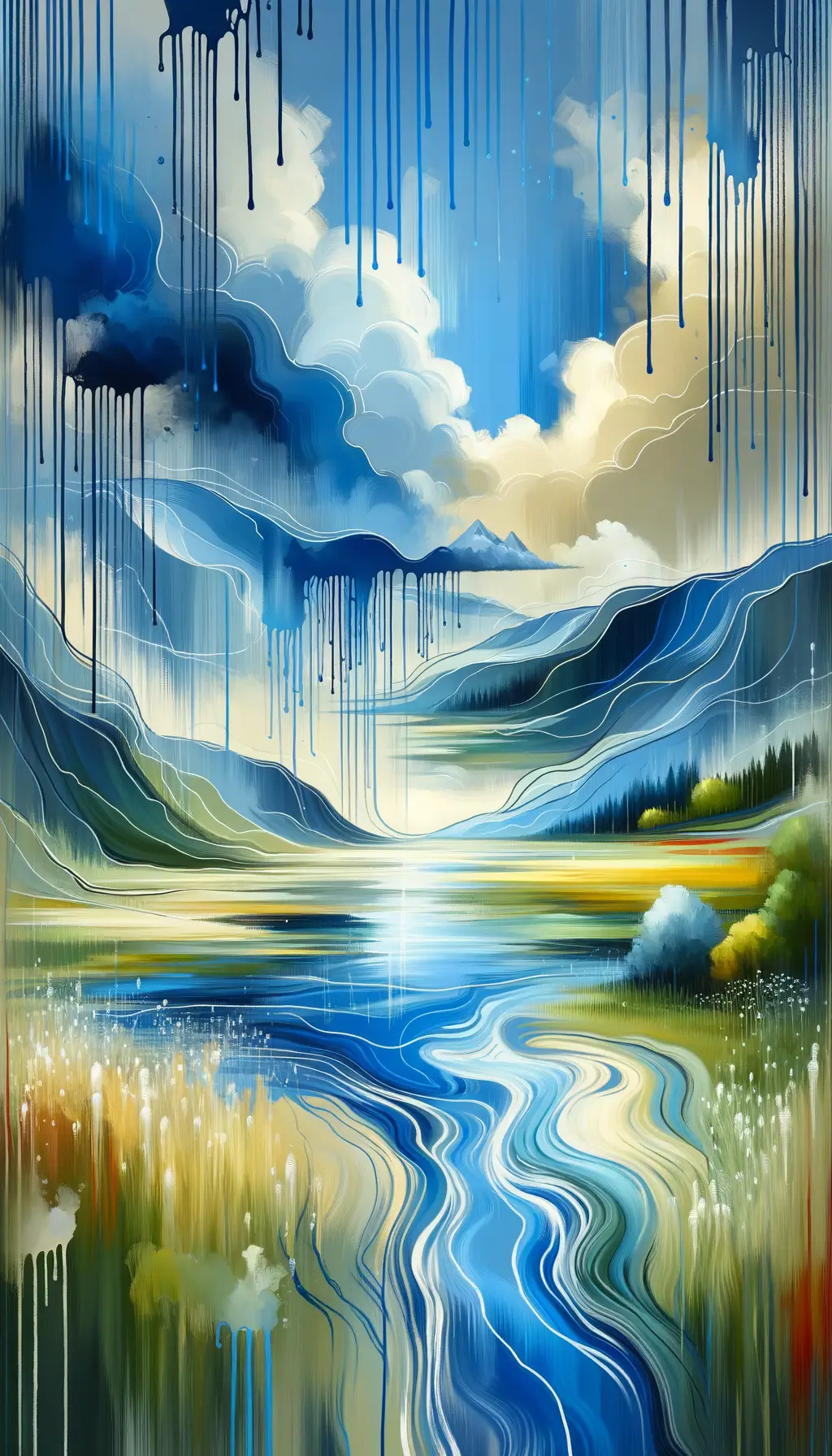 Whispers of the Turbulent Sea: A Soul’s Rainfall Therapy