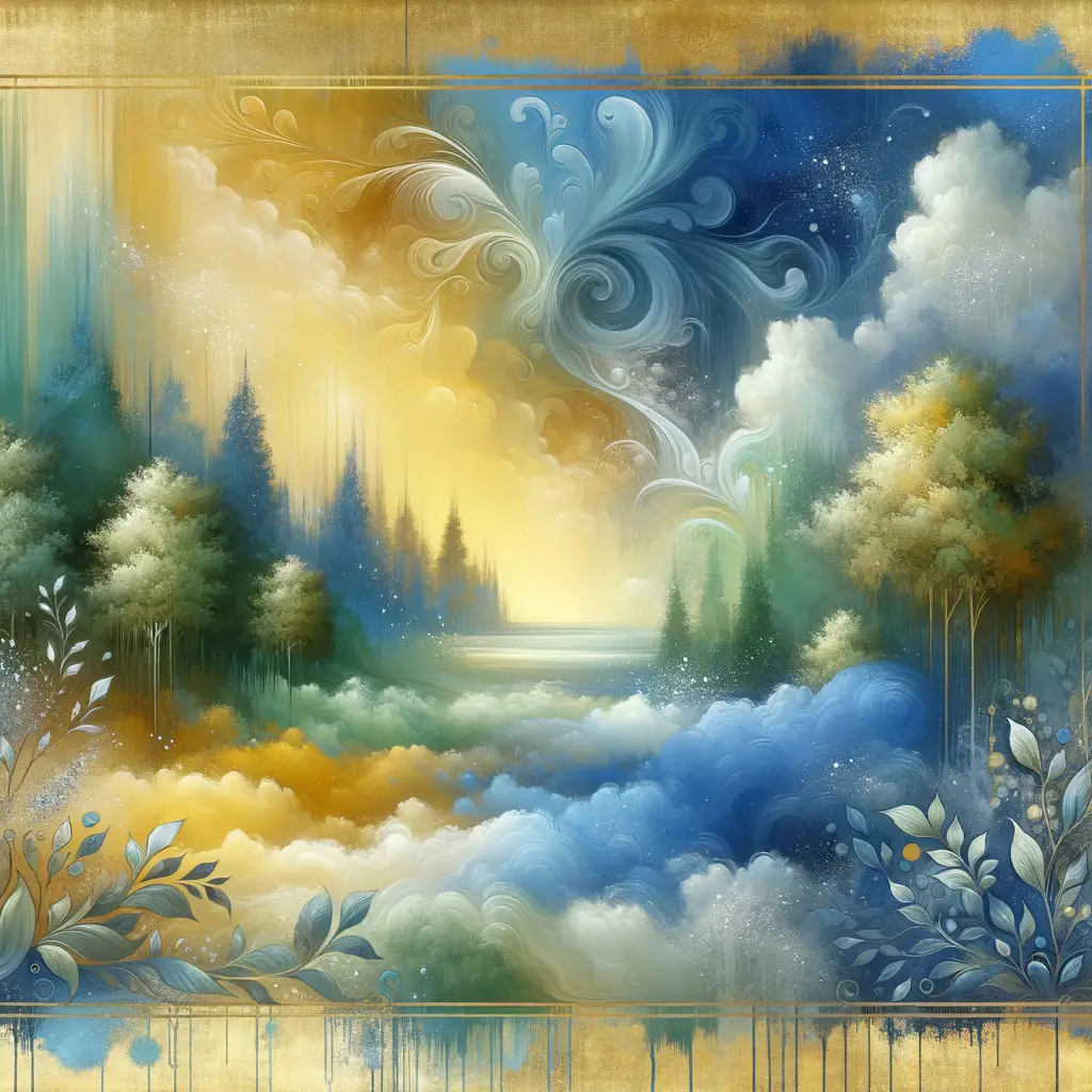 Whispers of Golden Tranquility: The Forest Within