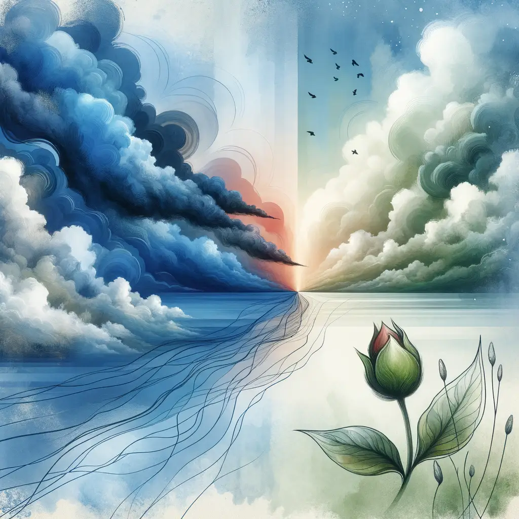 Whispers of Resilience: Blossoming Through Storms