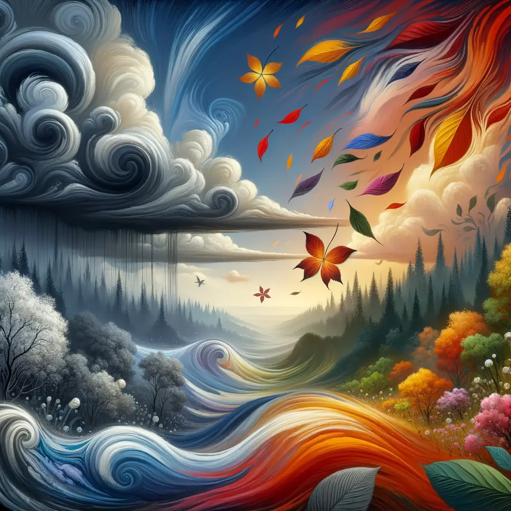 Whispers of Blooms in Tempest Skies: A Heart's Journey