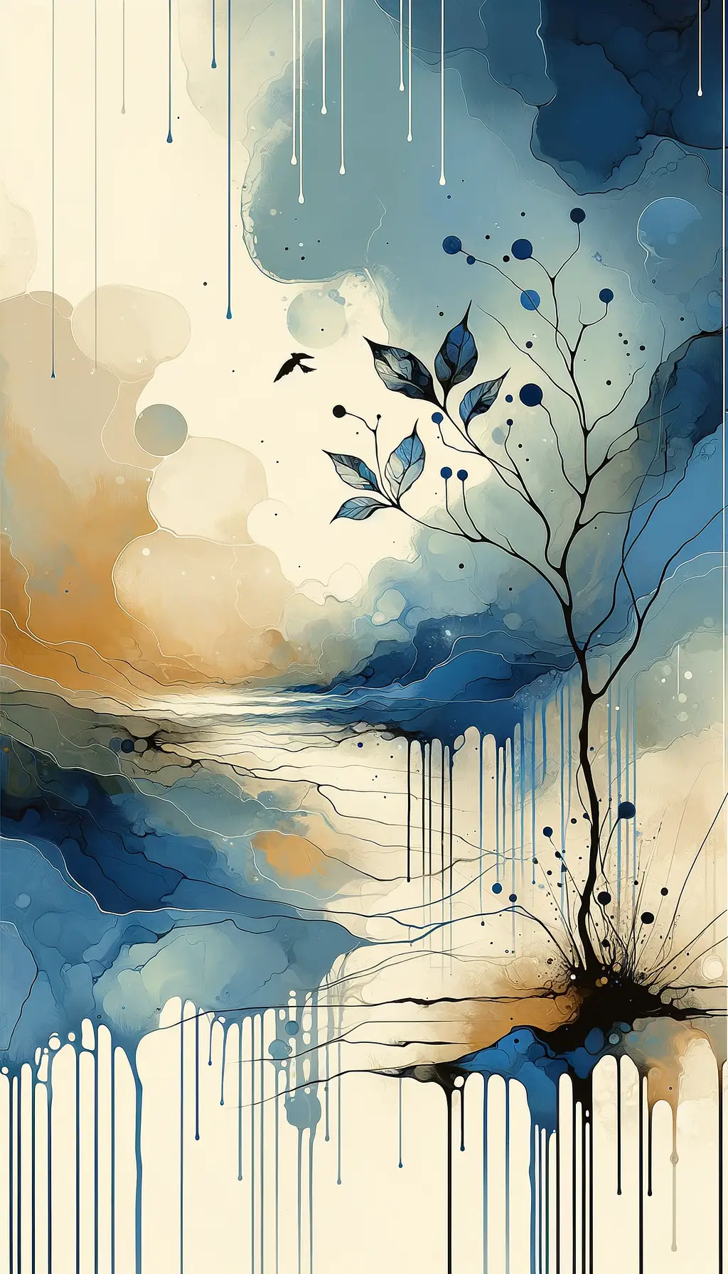 Whispers of Azure: A Healing Oasis for the Dehydrated Soul