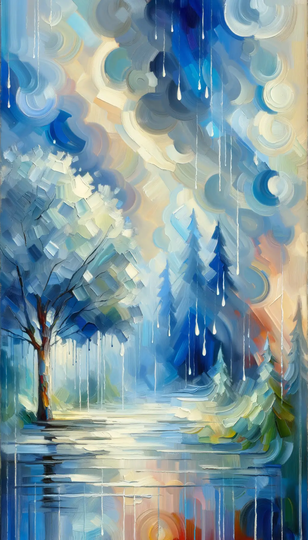 Dawn's Embrace: Resilient Reverie Amongst Serene Skies