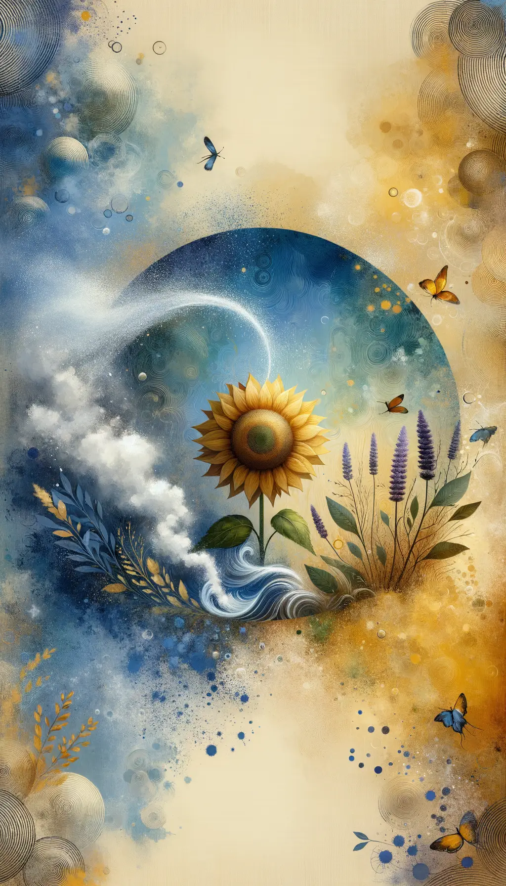 Blooming Resilience: Sunflower's Whisper in Golden Hope