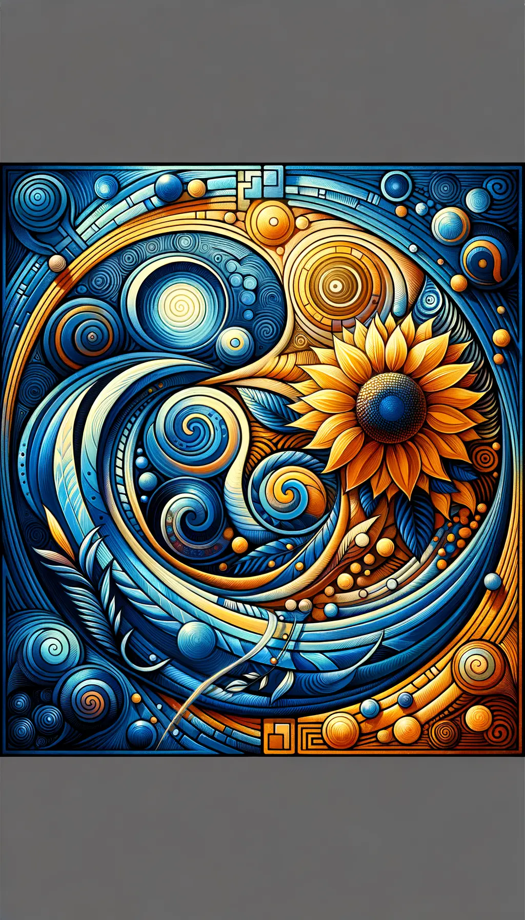 Echoes of Heart's Harmony: Sunflower's Glow in the Circle of Warmth