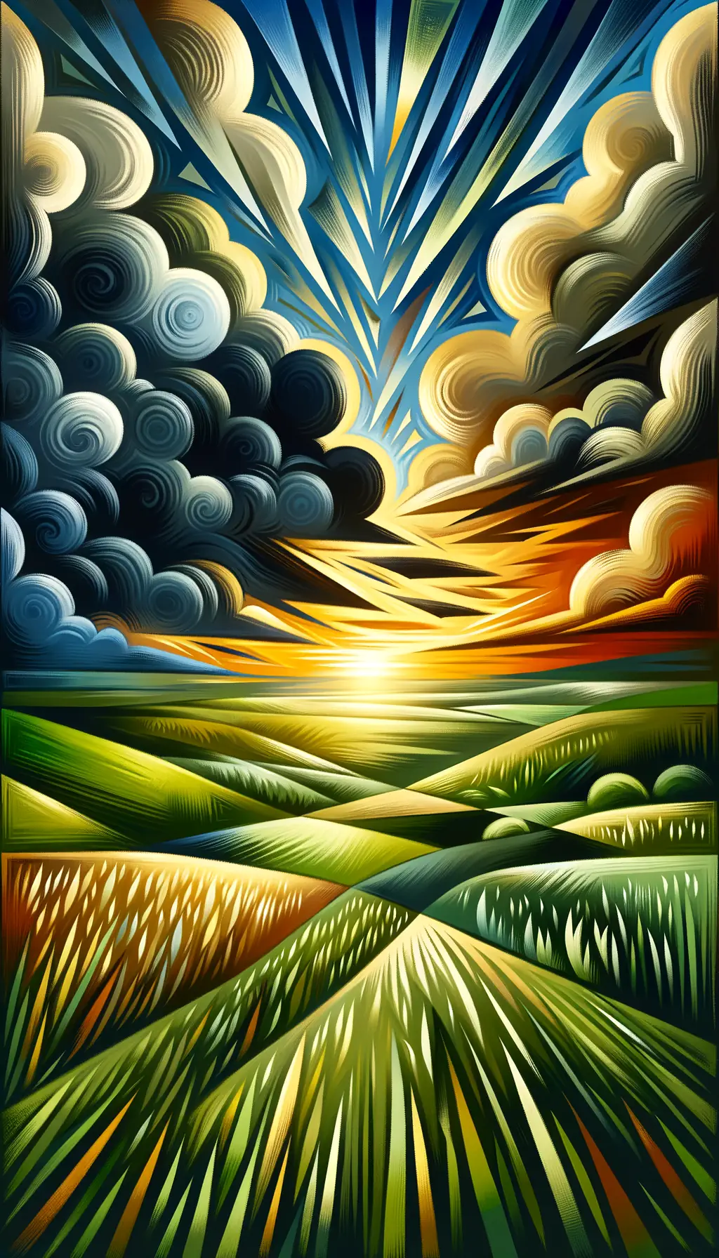Meadows of Resilience: Tempestuous Echoes and Gentle Awakening